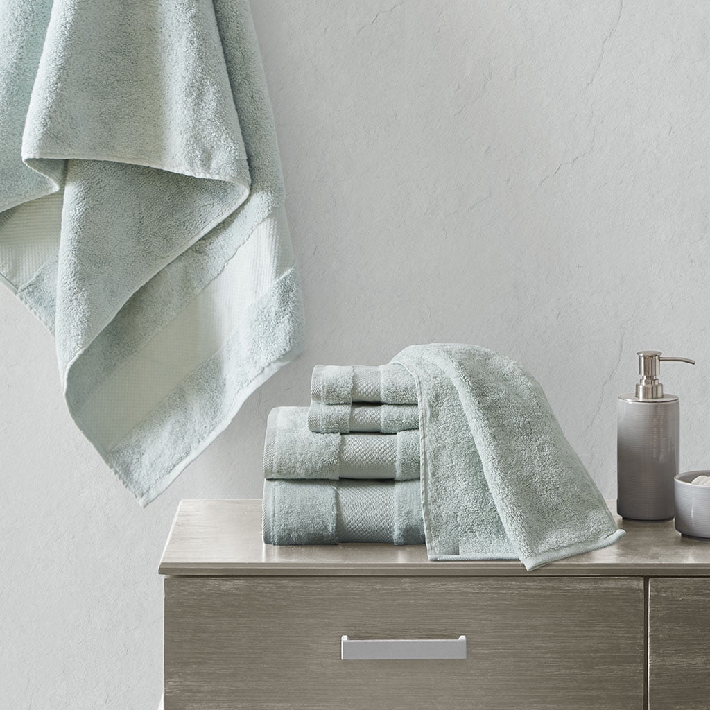Seafoam Turkish Cotton 6-Piece Towel Set