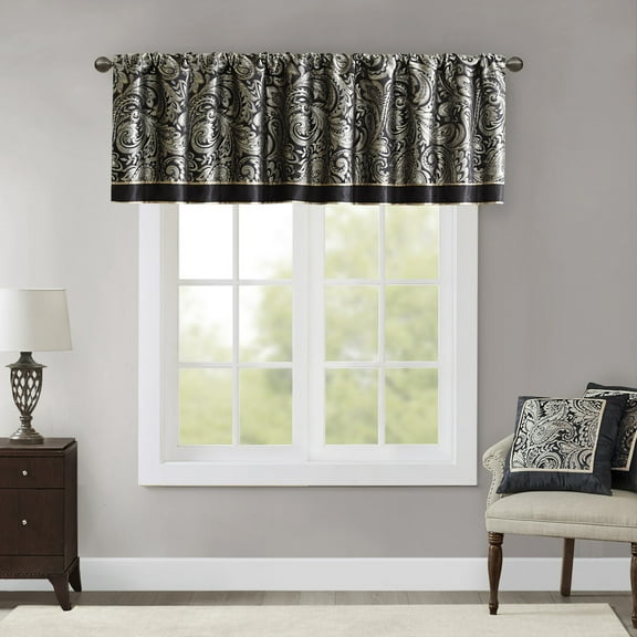 Home Essence Valerie Polyester Jacquard Valance Available In Multiple Colors