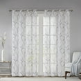 thumbnail image 1 of Home Essence Vina Leaf Embroidered Window Curtain Sheer, 1 of 6