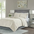 thumbnail image 1 of Home Essence Wiley 3 Piece Reversible Coverlet Set, Full/Queen, Cream, 1 of 6