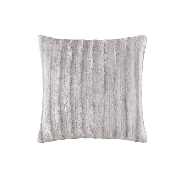 Home Essence York Faux Fur Square Pillow