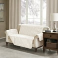 thumbnail image 1 of Home Essence York Reversible Ultra Soft Faux Fur Loveseat Protector, 1 of 6