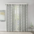thumbnail image 1 of Home Essence Zoe Fretwork Burnout Sheer Panel, 1 of 5