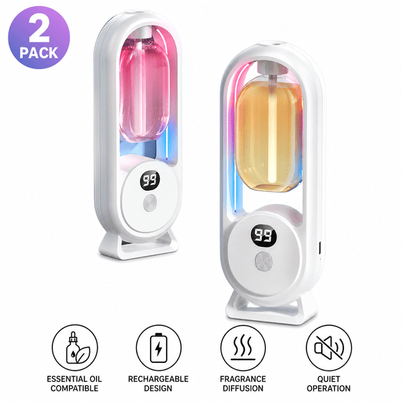 Home Essential Oil Aromatherapy Fragrance Humidifier Usb Rechargeable Digital Display Smart Air Freshener Aroma Diffuser 100 mL Aromatherapy machine
