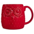 thumbnail image 1 of Home Essentials 20 Oz Embossed Owl Mug Red, 1 of 1