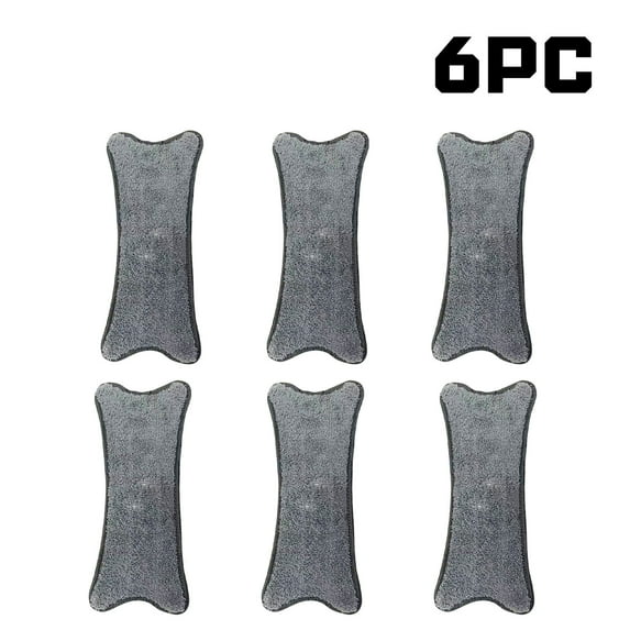 Home Essentials 3/6/12pcs Replacement Mop Pads For Butterfly Mop / X-Shape Mop, Washable Mop Head, Multifunctional Microfiber Cleaning Pads For Wall, Floors And Glass B