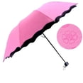 thumbnail image 1 of Home Essentials 6 Color Fun Creative Water Umbrella Women's Fashion Folding Flouncing Umbrella Double Layer Windproof Uv Umbrella Pink, 1 of 5
