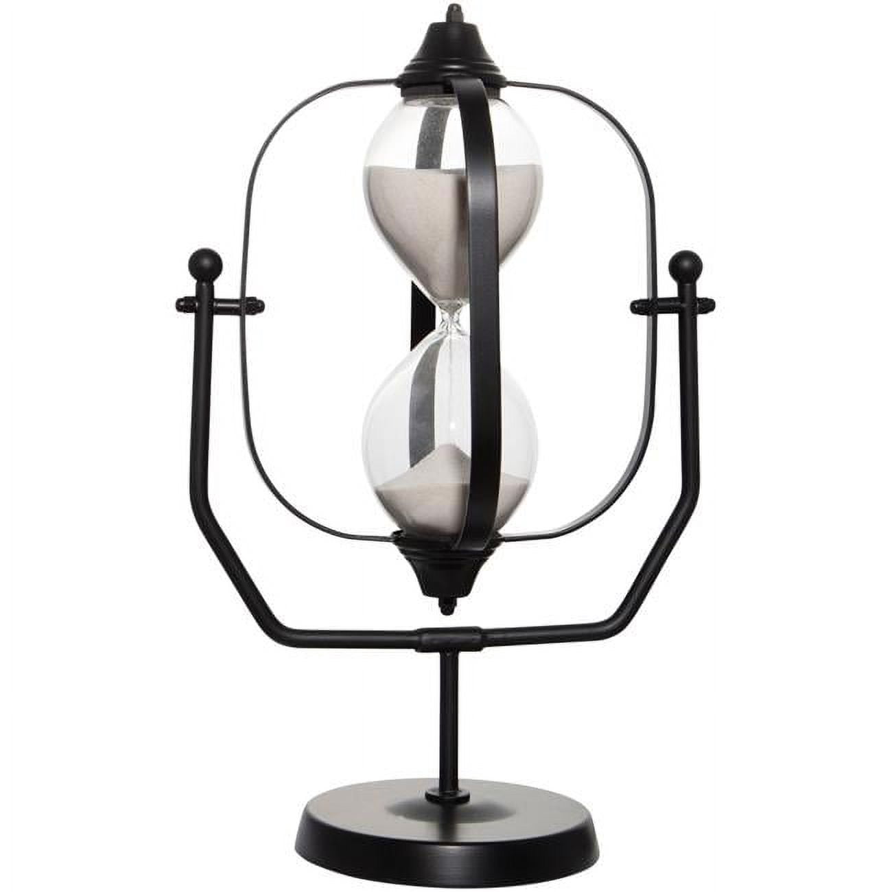 Home Essentials & Beyond 15.25 in. Sand Timer with Black - Walmart.com
