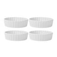 thumbnail image 1 of Home Essentials & Beyond 15621 5 in. Round Ruffle Mini Bakers - Set of 4, 1 of 1