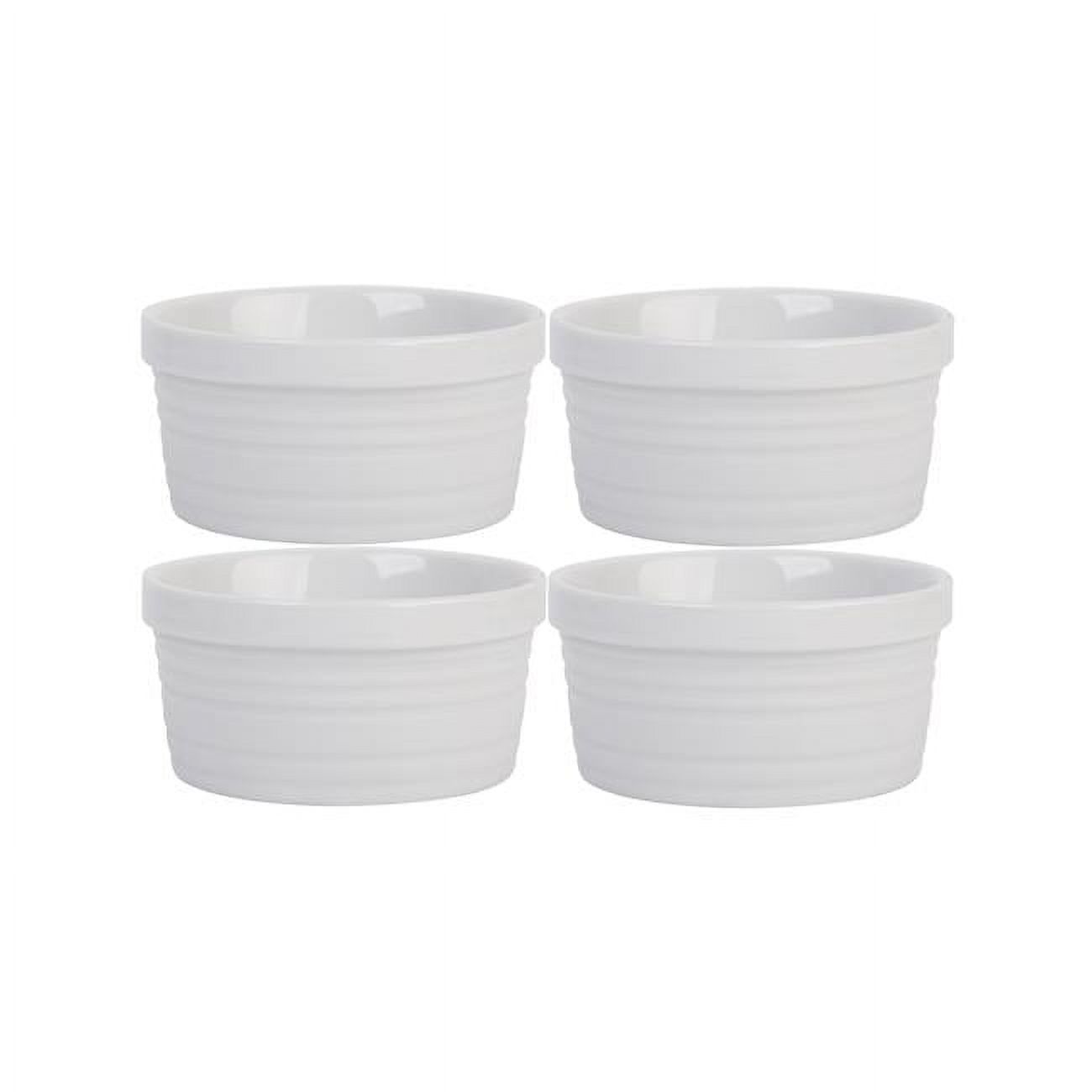 Home Essentials & Beyond 15646 4 oz Lines Ramekin - Set of 4 - Walmart.com