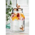 thumbnail image 1 of Home Essentials & Beyond 3755 2 gal Copper Rooster Dispenser, Clear - Glass, 1 of 1