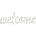thumbnail image 1 of Home Essentials & Beyond 43747 18 in. Welcome White Word Sign, 1 of 1