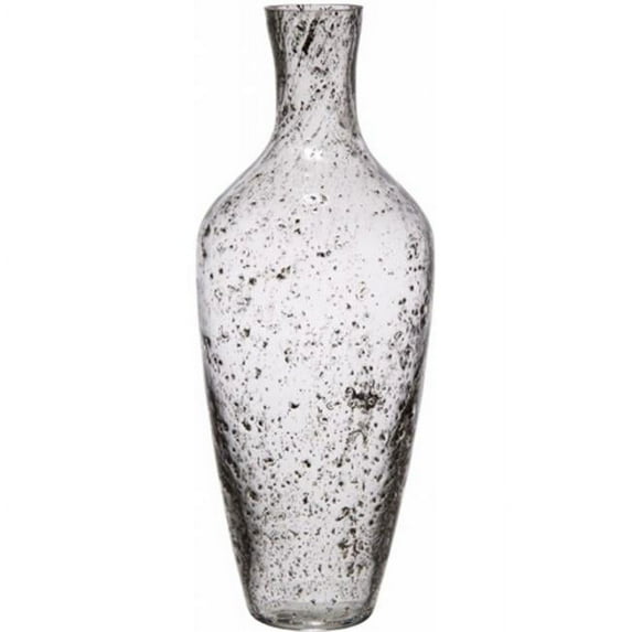 Home Essentials & Beyond 64937 16 H in. Pebble Glass Vase - Clear