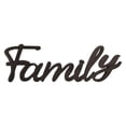 thumbnail image 1 of Home Essentials & Beyond R24-45433 24 in. Black Family Sign, 1 of 1