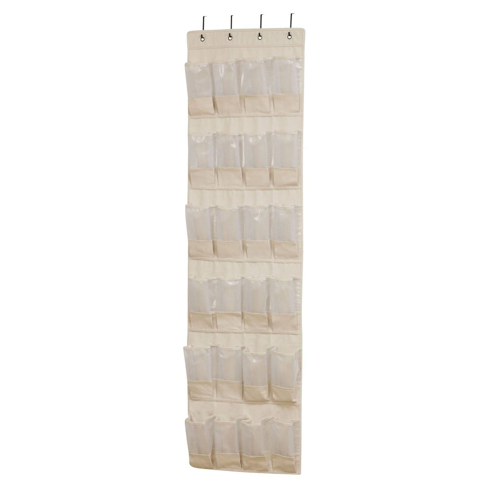 Home Essentials Cedarline OverTheDoor Closet Organizers, Natural
