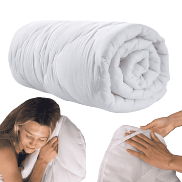 Home Essentials Comforter Duvet Insert, Diamond Quilted Stichting, 100% Microfiber Polyester Bed Quilt Filler With Corner Tabs, All Season Comforter, Down Alternative Fluffy Duvet Insert