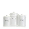 thumbnail image 1 of Home Essentials Fiddle & Fern Set Of 3 Prep Canisters With Handles, 1 of 4