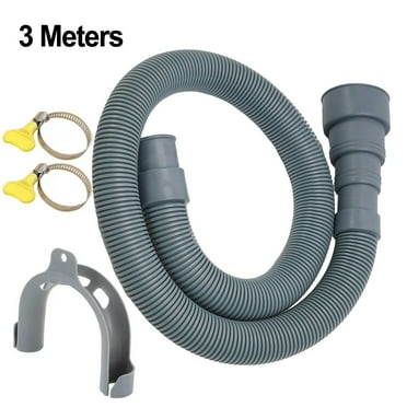Home Essentials Hardware Kit 1/2/3/Meters Washing Machine Dishwasher Drain Waste Hose Extension Rod Set Hoses 3Meters