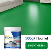 Home Essentials Lawor Household Floor Paint Three In One Epoxy Floor Paint Cement Floor Water-Based High Solid Wearresistant Resin Southeast Floor Paint 500Ml Green