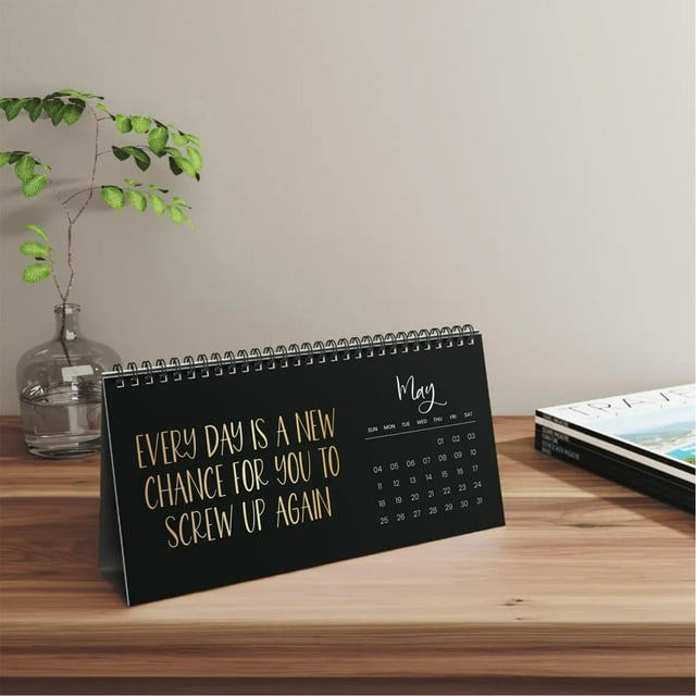 Home Essentials, Negative Satirical Calendar, Interesting 2025 Calendar