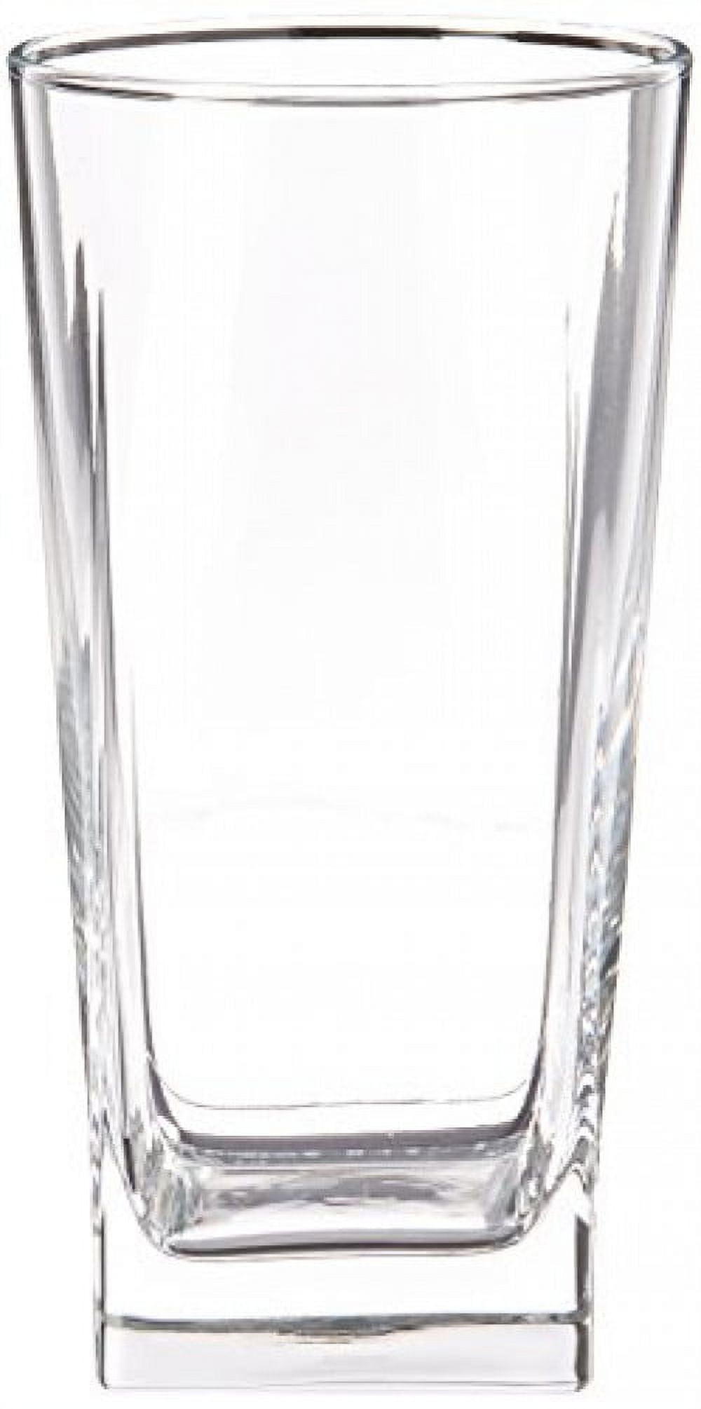 Home Essentials and Beyond Red Series Bubble Highball Glass, Clear, 17 oz - 4 count