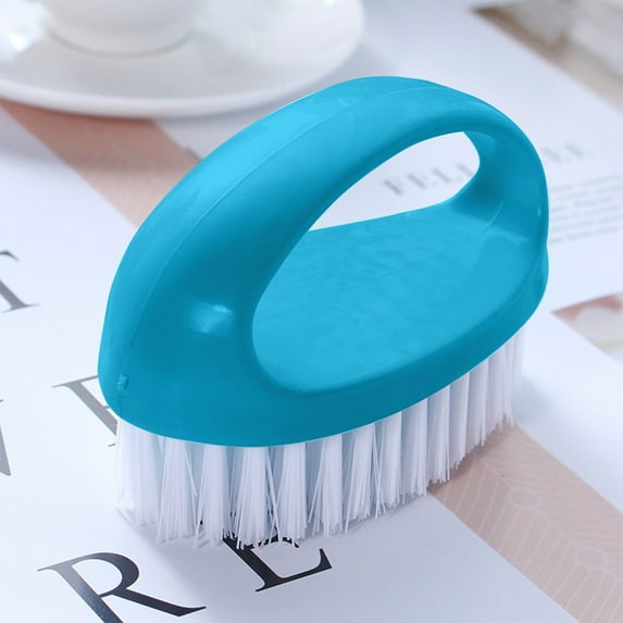 Home Essentials Scrub Brush For Cleaning Scrubbing Heavy Duty Stiff Nylon Bristles Cleaning Brush Multi-Purpose, Small Size Blue