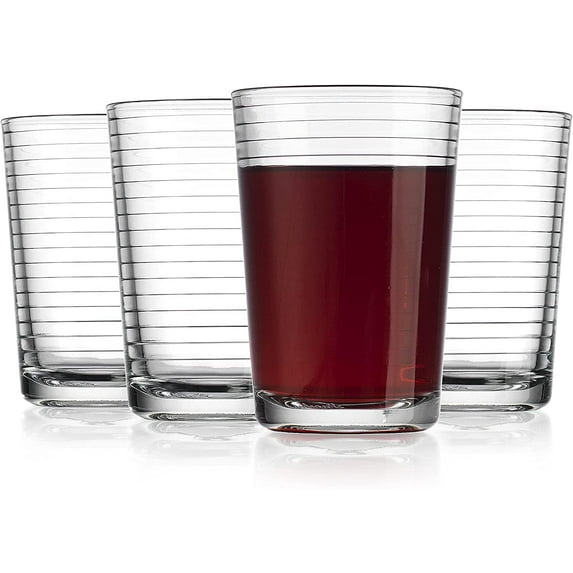Home Essentials Solar 7oz Juice Glass, Set of 4 (WSA-068)