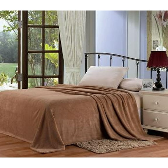 Home Essentials by Dcor&More Solid Microplush Blanket
