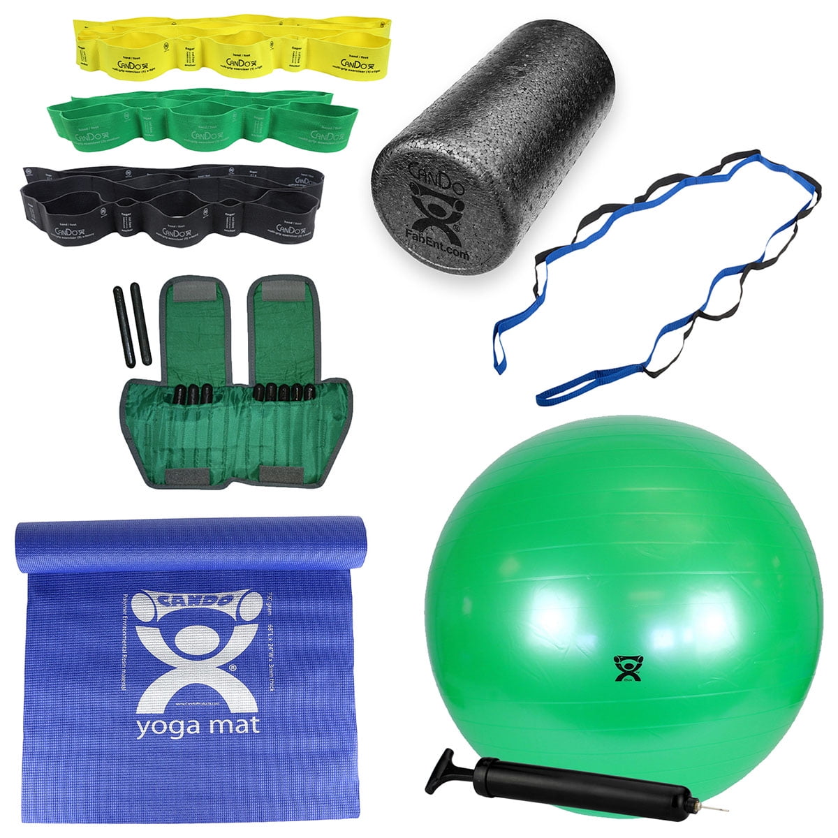 衛生日用品 WORKOUT Home Exercise Package, Deluxe - Walmart Business Supplies