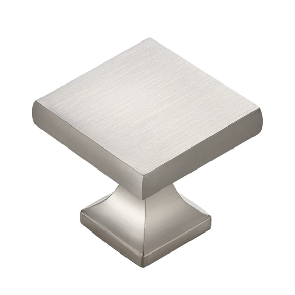 Home Expert Cabinet Knobs Brushed Nickel Kitchen Cabinet Knobs Silver Knobs for Dresser Drawers Kitchen Hardware for Cabinets Square Drawer Pulls