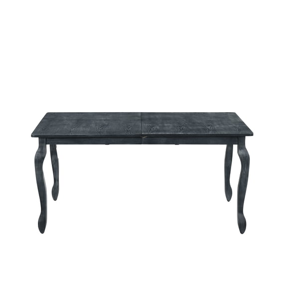 FunMay Multicolor Wood 4 Seater Curved Ext. Dining Table for Family Meals