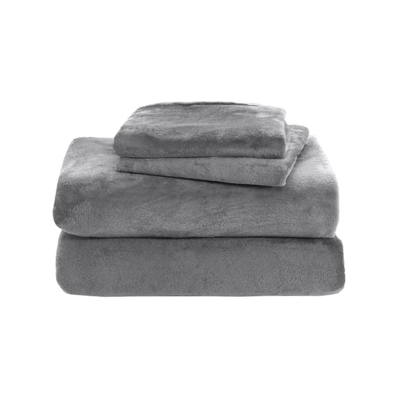 Home Extra Soft Velvet Plush Queen Micro Fleece Sheet Set | Deluxe Microplush Non Pilling Sheets, Deep Pocket | Lavish Sherpa Velvet Luxe Collection