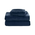 thumbnail image 1 of Home Extra Soft Velvet Plush Queen Micro Fleece Sheet Set | Deluxe Microplush Non Pilling Sheets, Deep Pocket | Lavish Sherpa Velvet Luxe Collection, 1 of 7