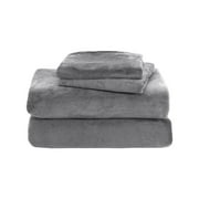 Home Extra Soft Velvet Plush Queen Micro Fleece Sheet Set | Deluxe Microplush Non Pilling Sheets, Deep Pocket | Lavish Sherpa Velvet Luxe Collection