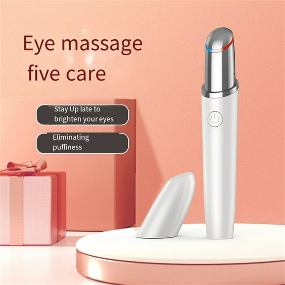 Home Eye Massager for Puffiness and Dark Reduction with Heating Vibration Multicolor Light