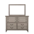 thumbnail image 1 of Home Fare Modern Farmhouse Eight Drawer Dresser in Brown, 1 of 2