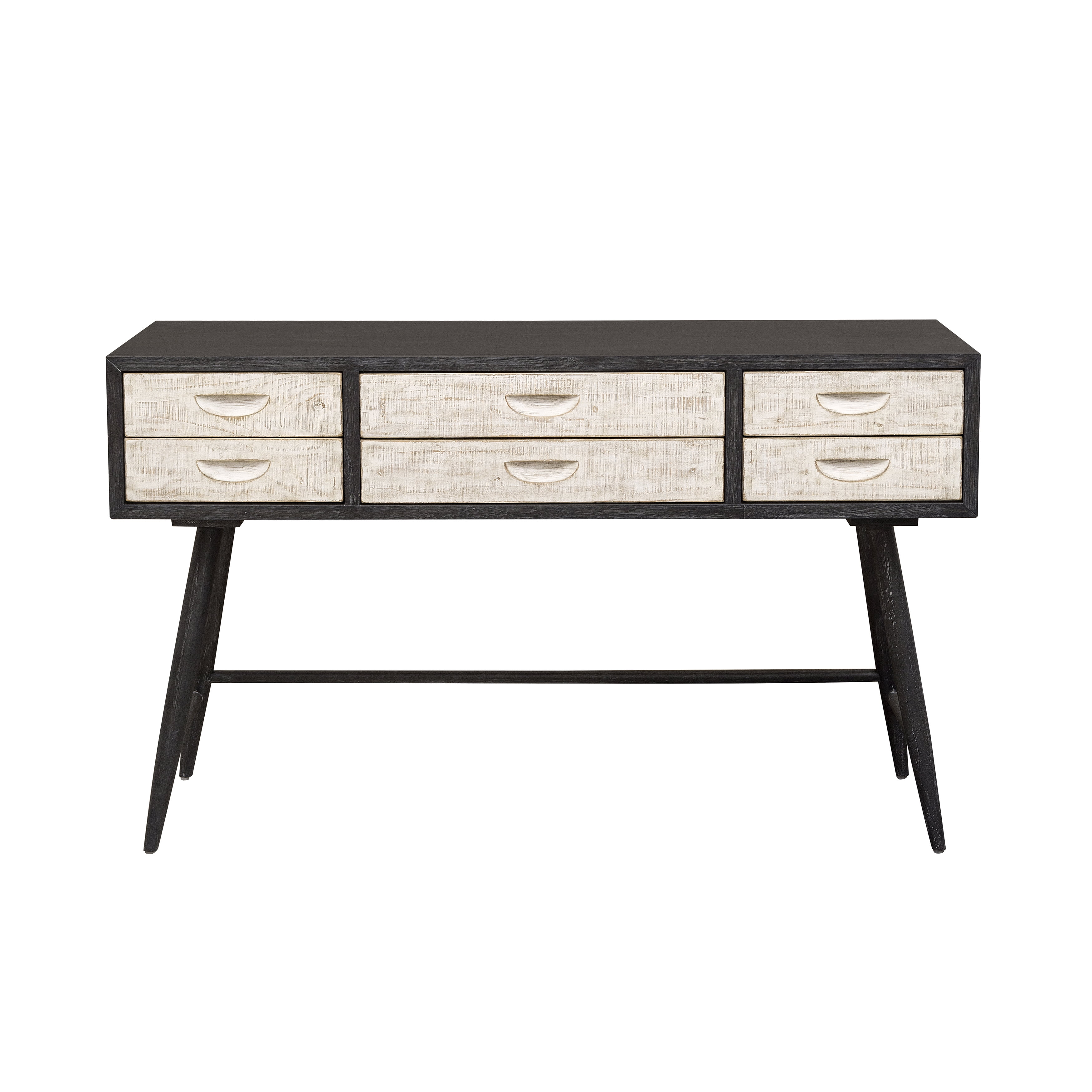 Home Fare Modern Sideboard Buffed Server Two Tone with White