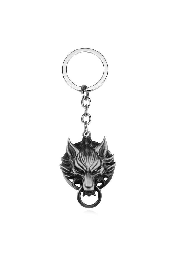 Unisex Wolf Head Keychain Alloy Pendant Key Chain Graduation Gift Housewarming Gift Christmas Gift Valentines Gift