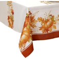 thumbnail image 1 of Home Fashions Autumn Pumpkin Grove Wrinkle Resistant Tablecloth, 60"x84" Rectangle, Multi Color, 1 of 6
