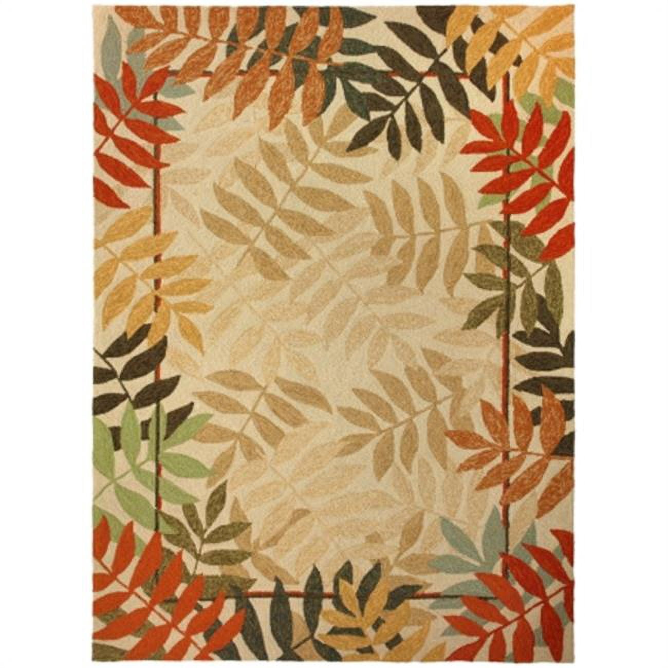 Homefires Rugs Home Fires PP-MB001B 22 in. x 34 in. Painted Rain Forest Indoor Outdoor ...