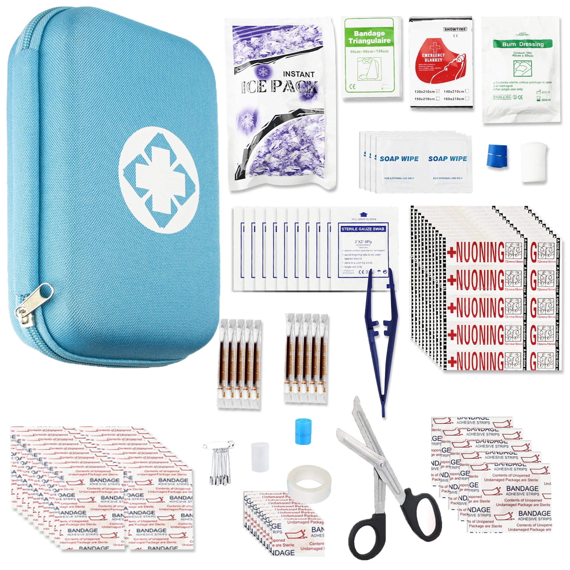 Home First Aid Kit Emergency Travel Ready Portable Emergency First Aid