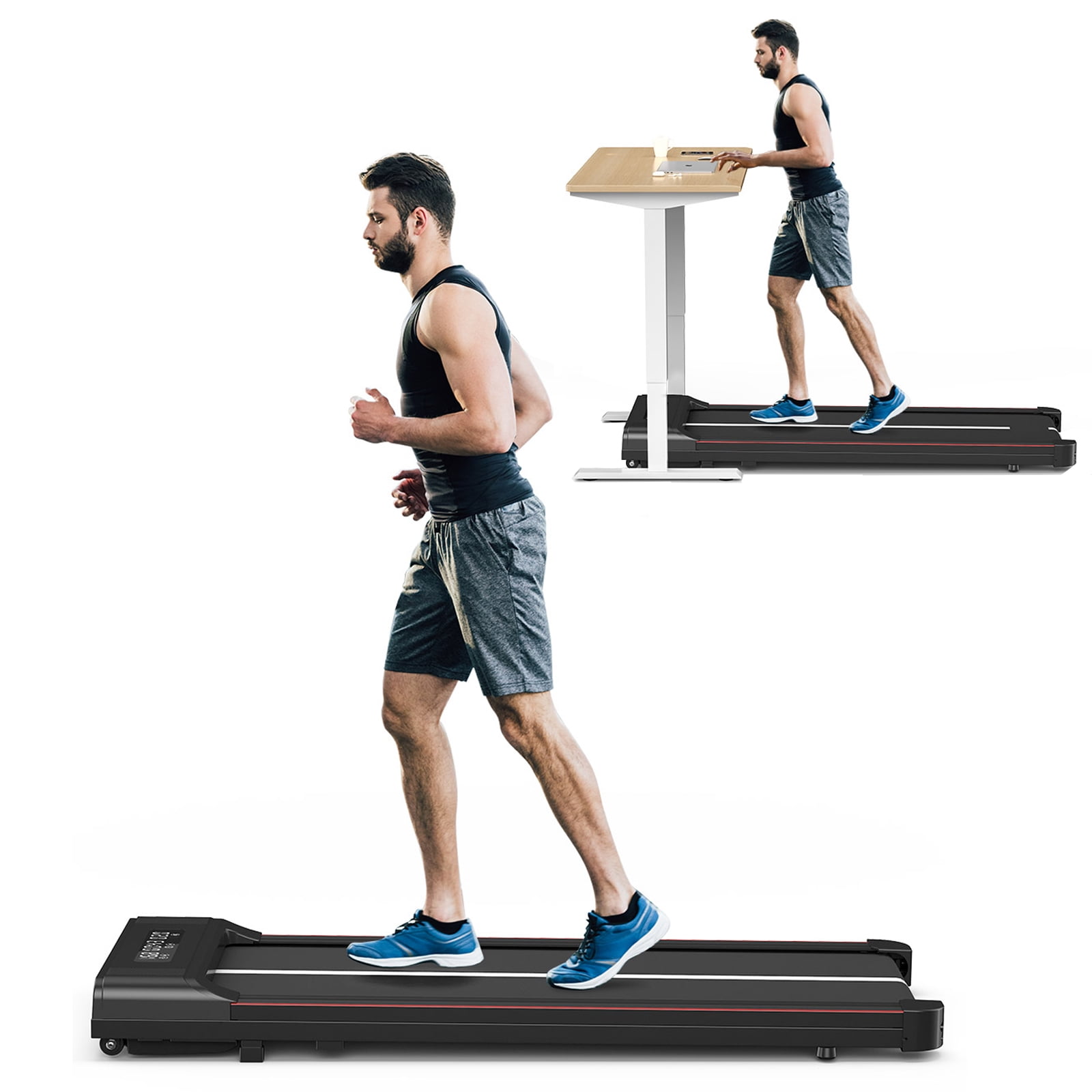Home Fitness Code Treadmill, Portable Folding Treadmills for Home, Max