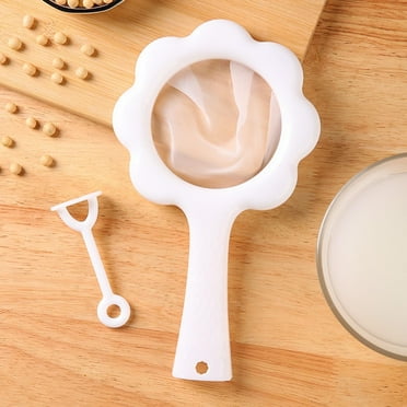 Home Flash Deals ABPWLY Reusable Coffee Kitchen Ultra-Fine Nylon Mesh Strainer Filter Spoon Household Mesh Sieve For Soy Milk Coffee Yogurt Milk Filte Up to 60% off