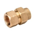 thumbnail image 1 of Home-Flex 1/2 in. Compression X 1/2 in. D Female Steel Female Adapter, 1 of 2