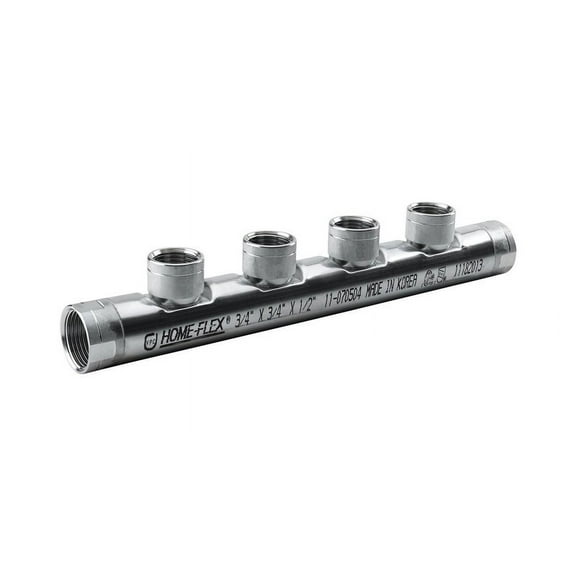 Home-Flex 4883716 0.75 in. Stainless Steel Manifold