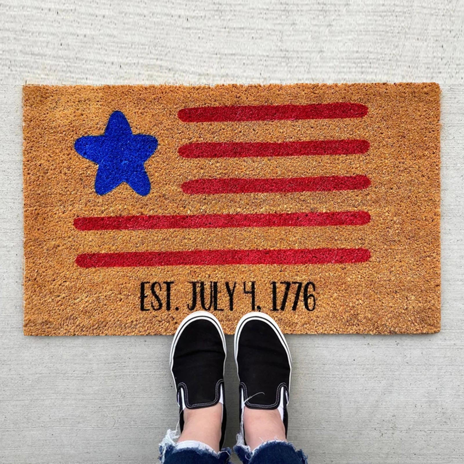 Home Floor Carpet Square Blanket Independent Day Living Room Bedroom