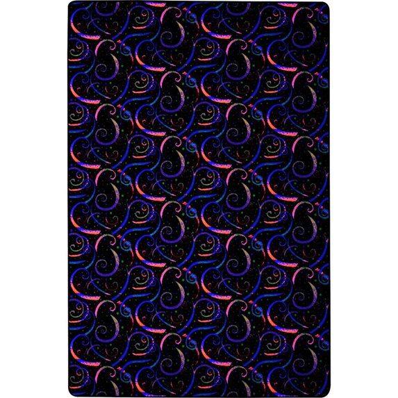 Dynamo 6' x 6' area rug in color Fluorescent