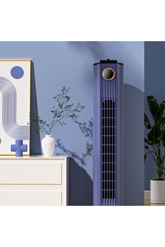 Home Floor Tower Fan Super Silent Remote Control, 60W Powerful Airflow <40dB Noise, Shaking Head Oscillation Space-Saving, AC Power Knob+Remote Control, For Living Room Bedroom Office Home Cooling