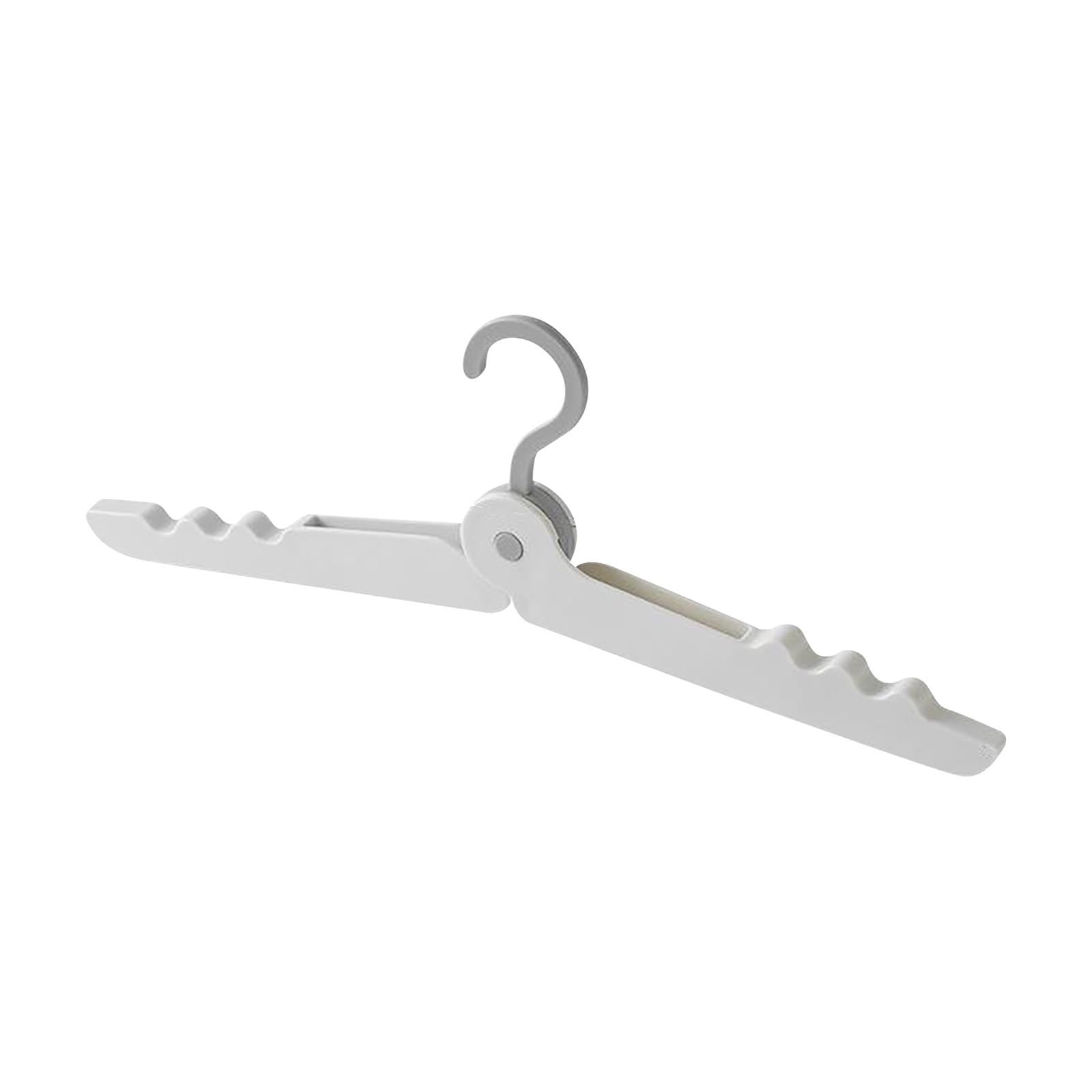 Home Folding Clothes Hanger Portable Travel Multi Functional Plastic