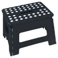 thumbnail image 1 of Home Folding Step Stool For Kids Adults 9" Heavy Duty Plastic Stool W/ Handle by Lexi Home, 1 of 6